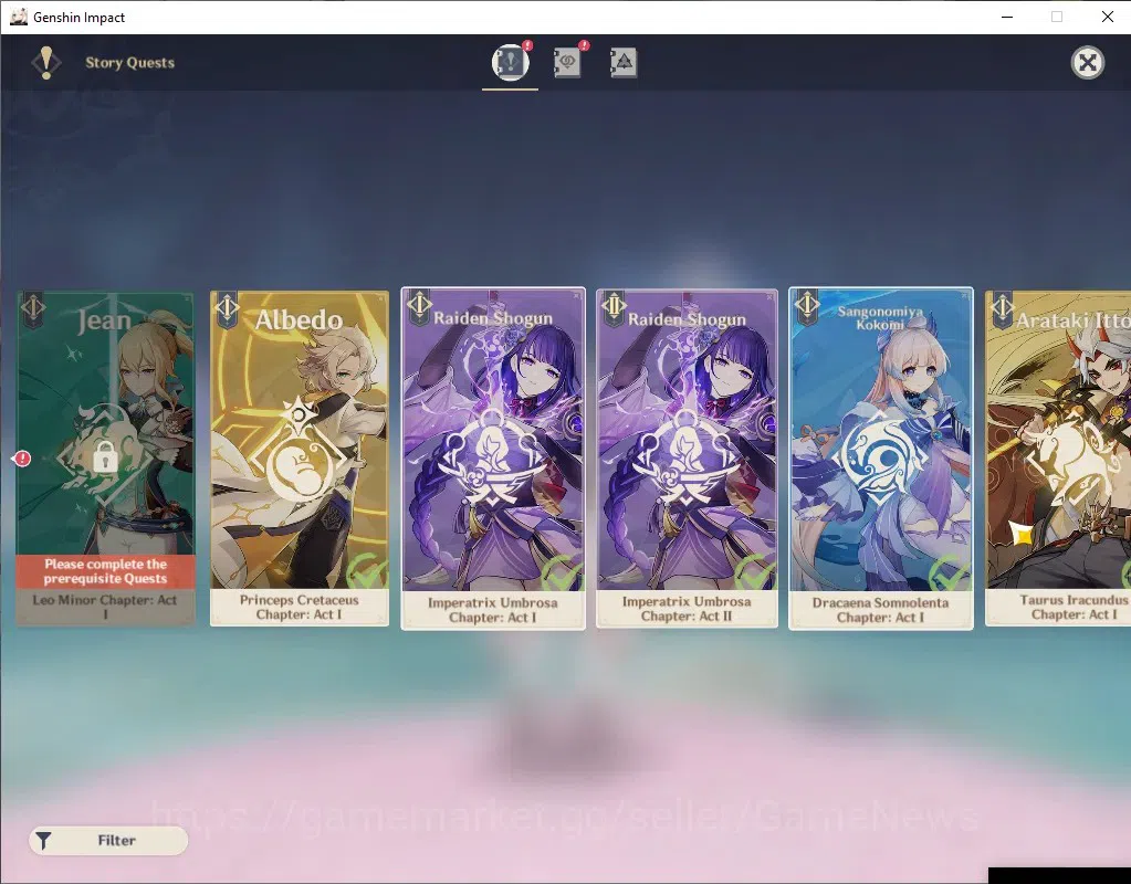 Genshin Impact Accounts Asia|AR 57|1718 Primo,5 InterFate|5 Limit + 5(*5We image 11