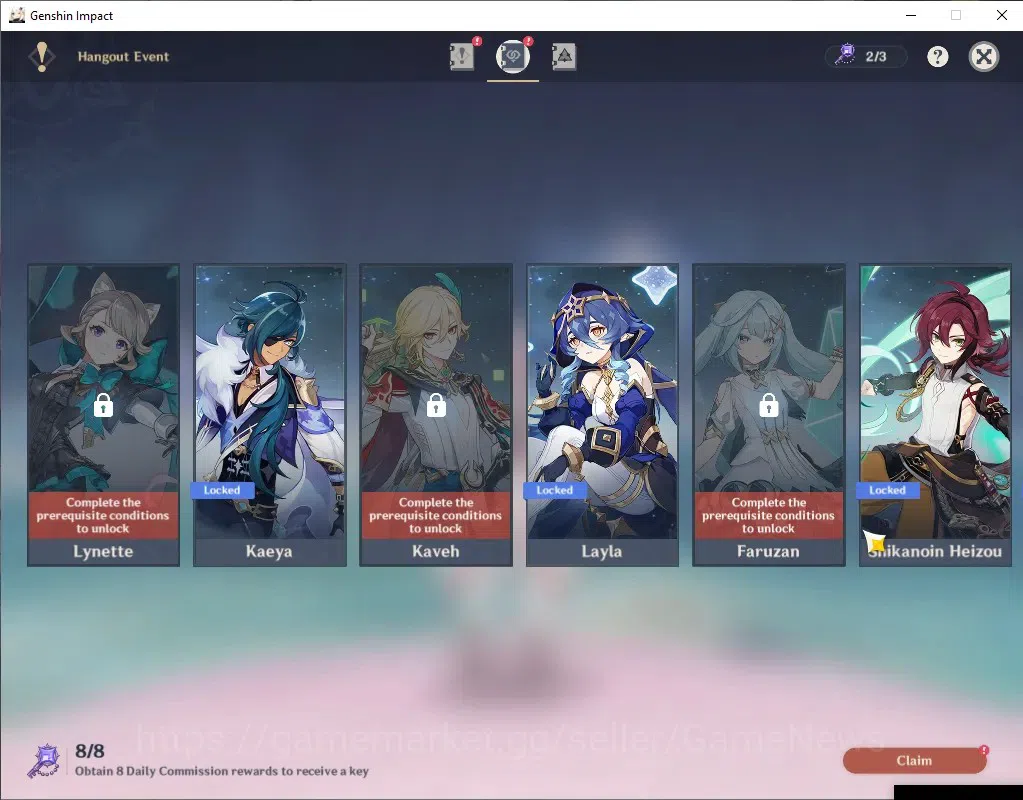 Genshin Impact Accounts Asia|AR 57|1718 Primo,5 InterFate|5 Limit + 5(*5We image 13