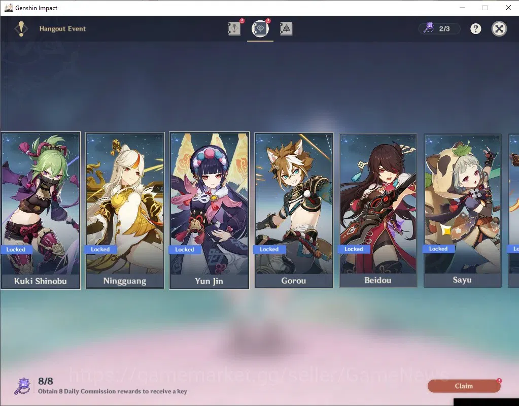 Genshin Impact Accounts Asia|AR 57|1718 Primo,5 InterFate|5 Limit + 5(*5We image 14