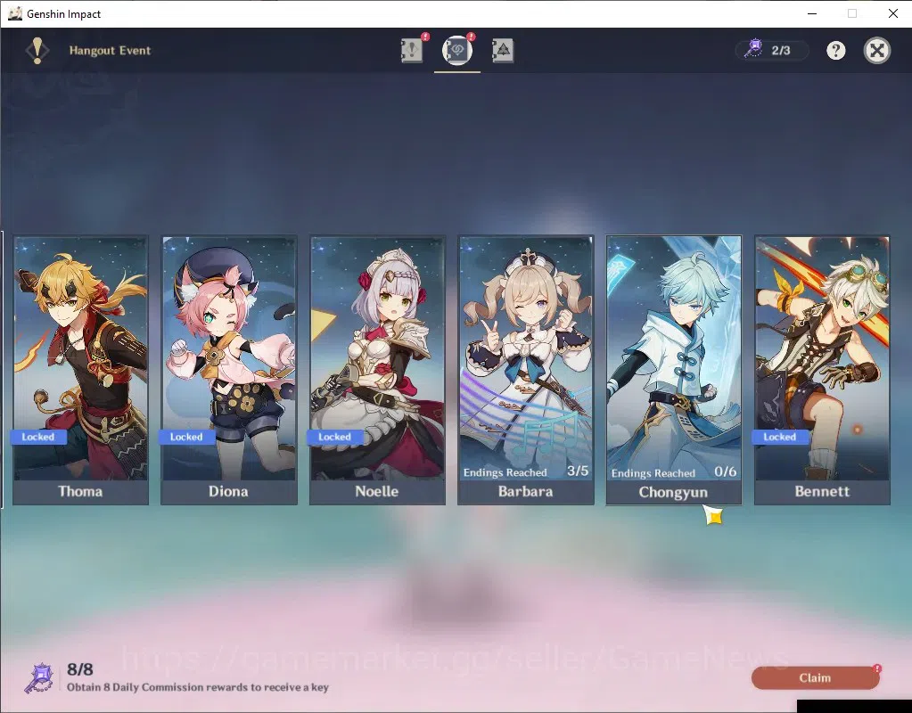 Genshin Impact Accounts Asia|AR 57|1718 Primo,5 InterFate|5 Limit + 5(*5We image 15