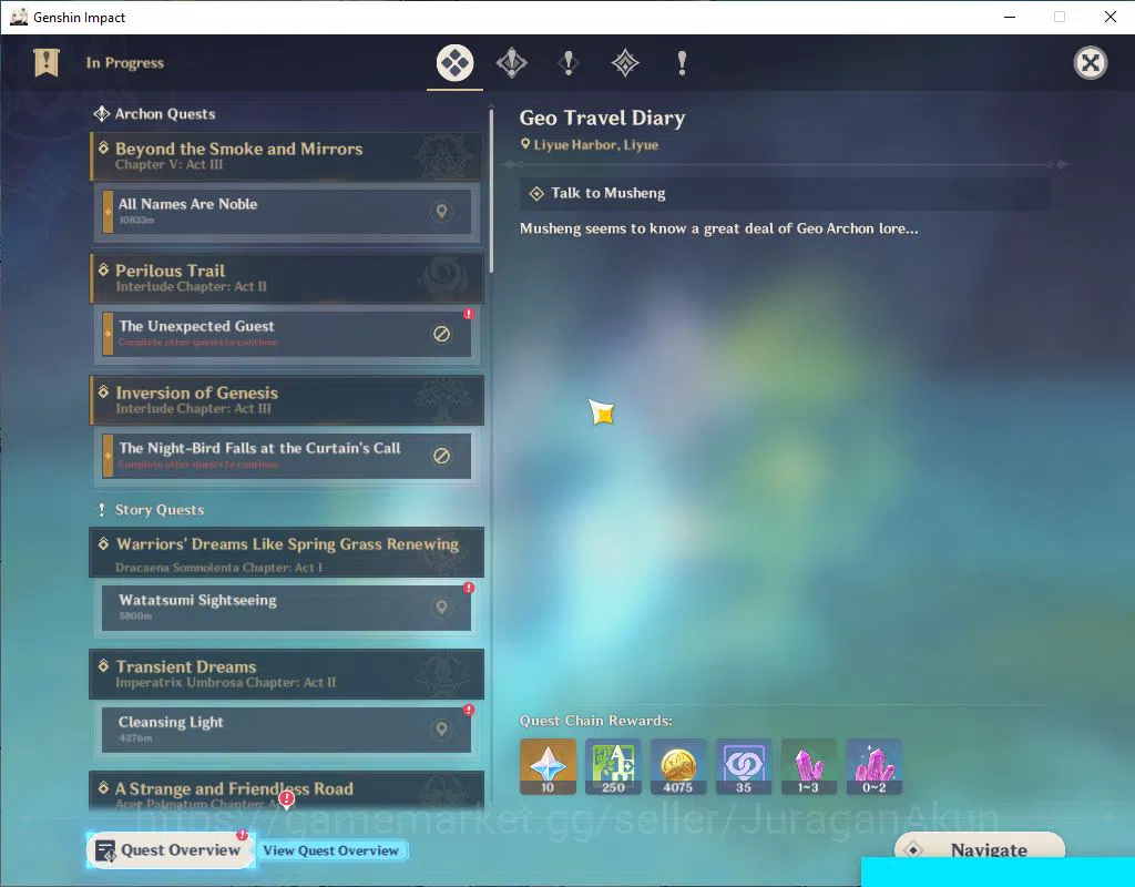 Genshin Impact Accounts Mid Game ASIA|AR 55|5 Limited +4(*5Weapon)|| Neuvill 11