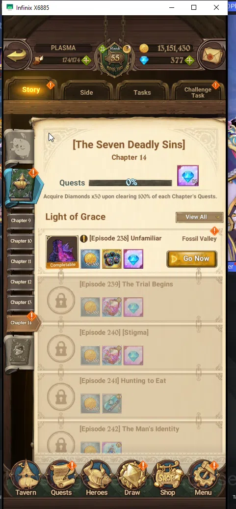 ASIA | 2,4M CC | DM 377 | 4UR Merlin & Escanor, oppressor demon king , DKM,chaos arthur | Full collab fire force | 7DS044B The Seven Deadly Sins: Grand Cross Others ASIA | 2,4M CC | DM 377 | 4UR Merlin & Escanor, op image 1