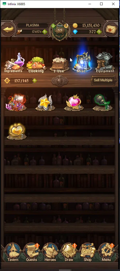 The Seven Deadly Sins: Grand Cross Accounts Others ASIA | 2,4M CC | DM 377 | 4UR Merlin & Escanor, oppressor demon king 8