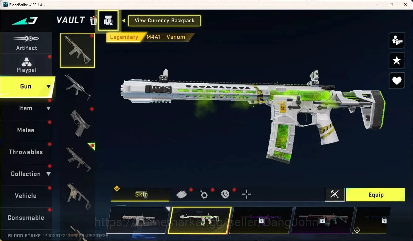 Blood Strike Accounts ASIA | 2 Legendary Guns: M4A1 Venom, Origin-12 Lav image 3
