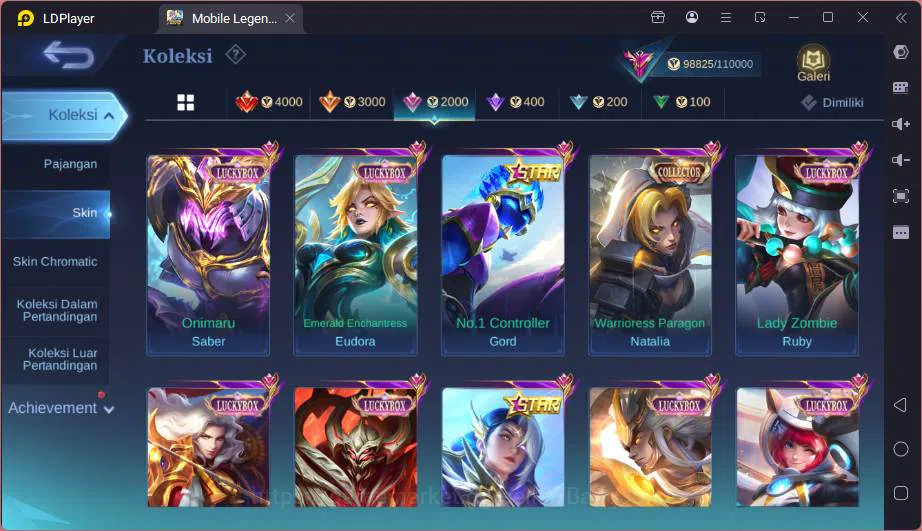 Mobile Legends: Bang Bang Accounts Hero 131|Skin 343|KOF Karina,Prime GRanger-YuZhong image 5