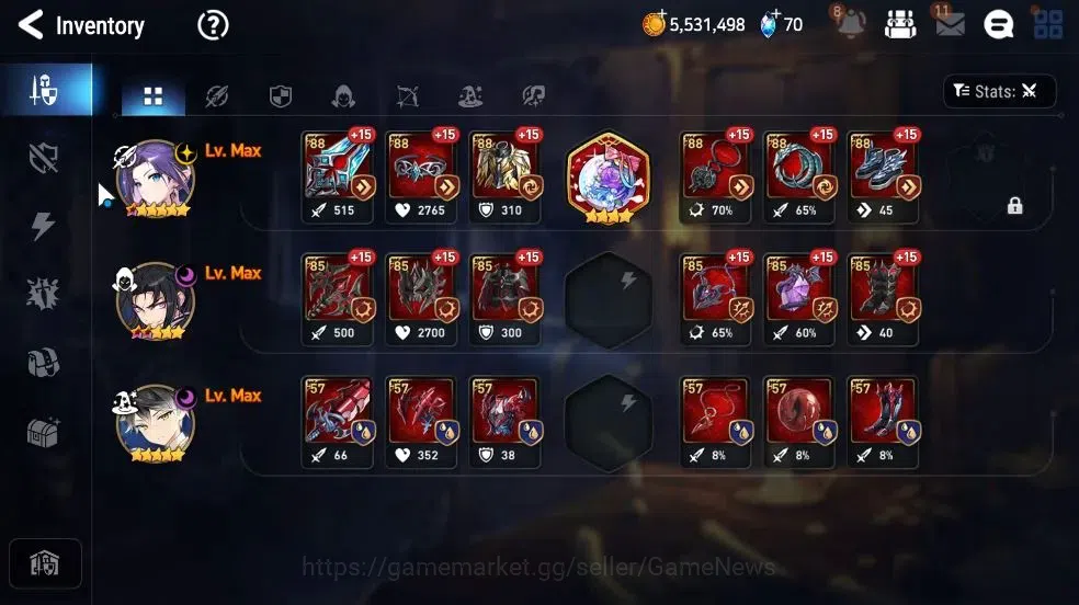 Epic Seven Accounts GLOBAL Unverif|New Era|1 ML (Zio)+Setsuka,Cecilia, image 14