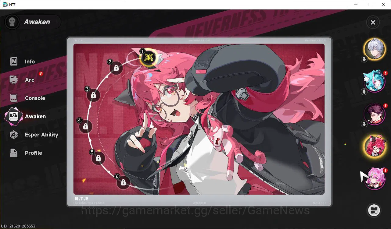 Neverness to Everness Accounts GLOBAL EU|HL 3| 1 SSR Limited Nanally Awk 1 |Selec image 2