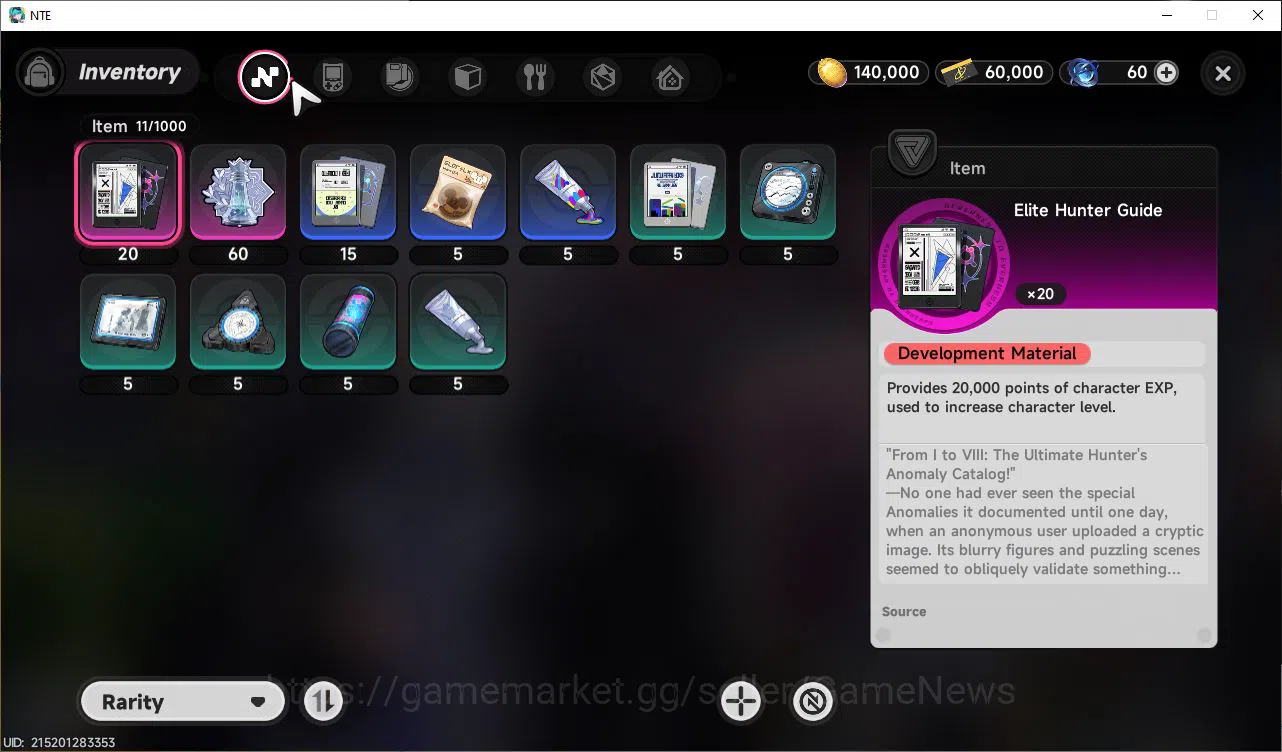 Neverness to Everness Accounts GLOBAL EU|HL 3| 1 SSR Limited Nanally Awk 1 |Selec image 6