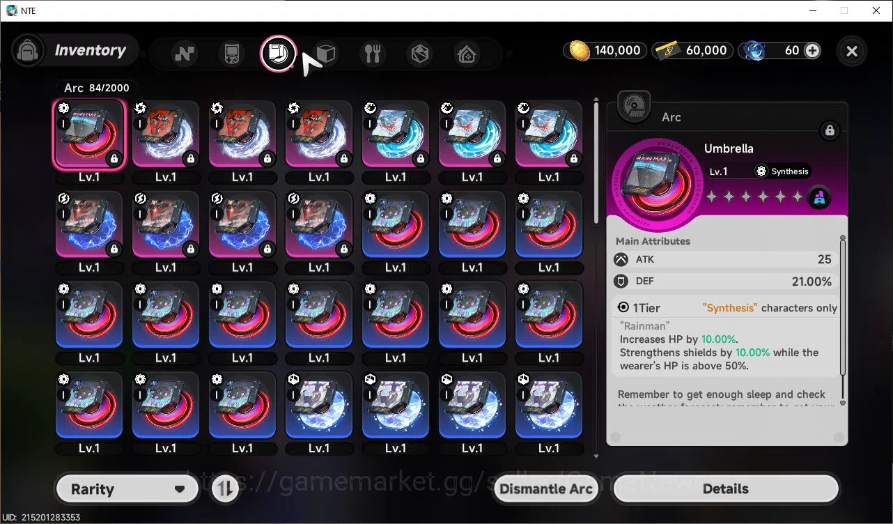 Neverness to Everness Accounts GLOBAL EU|HL 3| 1 SSR Limited Nanally Awk 1 |Selec image 7