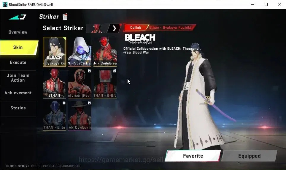 Blood Strike Accounts ASIA|Collab BLEACH[Toshiro,Byakuya,Mele Zanpakuto, image 3