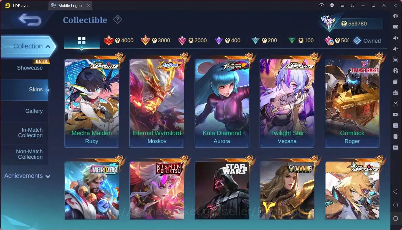 Mobile Legends: Bang Bang Accounts Global|Hero 133|Skin 848|Galaxy|Legend granger,Alp image 12
