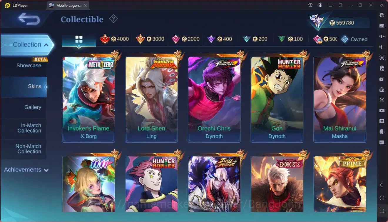 Mobile Legends: Bang Bang Accounts Global|Hero 133|Skin 848|Galaxy|Legend granger,Alp image 19