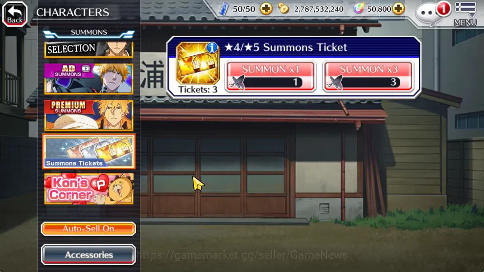 Bleach: Brave Souls Accounts Mid-Tier [GLOBAL]50K Orb|TYBW26[Meninas,Liltotto],10th 15