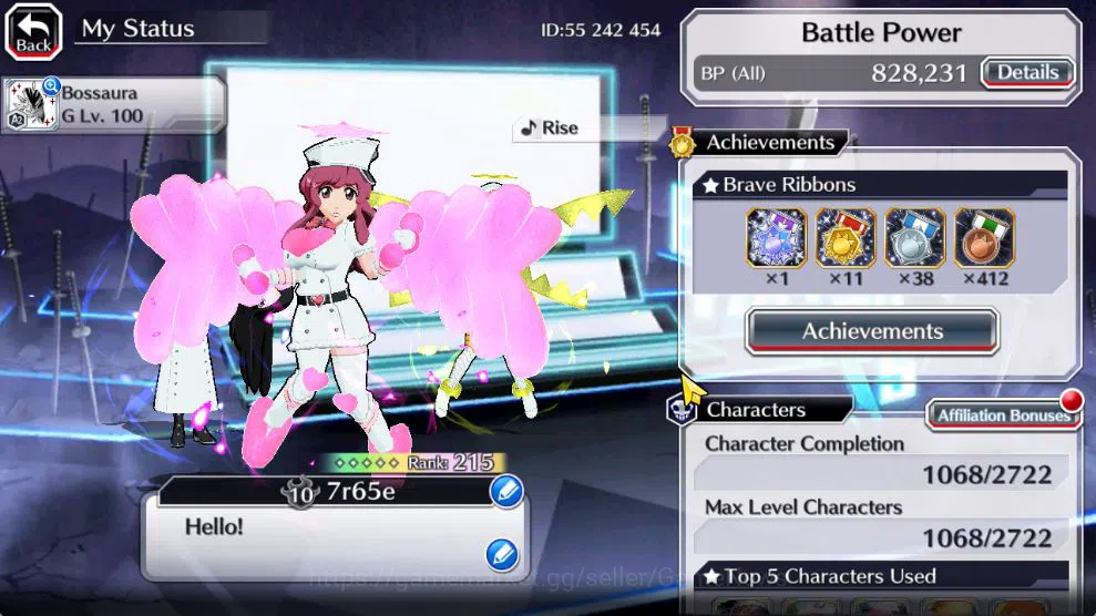 Bleach: Brave Souls Accounts Mid-Tier [GLOBAL]50K Orb|TYBW26[Meninas,Liltotto],10th 2