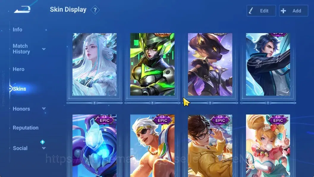Honor of Kings Accounts Hero42 Skin33| Legend Skin Selection Chest|KIC(Lun image 3