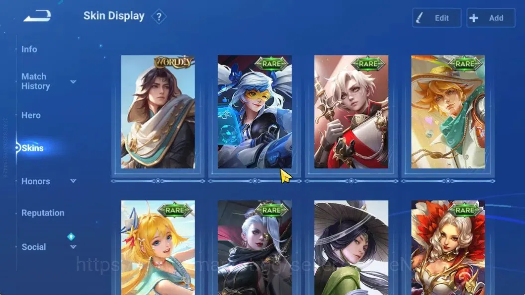 Honor of Kings Accounts Hero42 Skin33| Legend Skin Selection Chest|KIC(Lun image 4