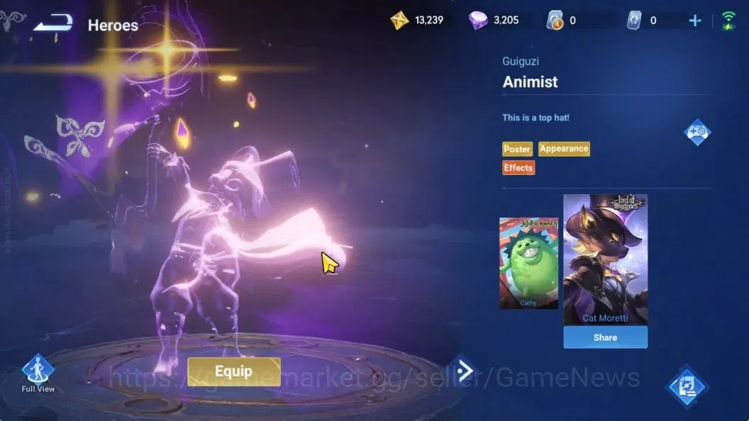 Honor of Kings Accounts Hero42 Skin33| Legend Skin Selection Chest|KIC(Lun image 9