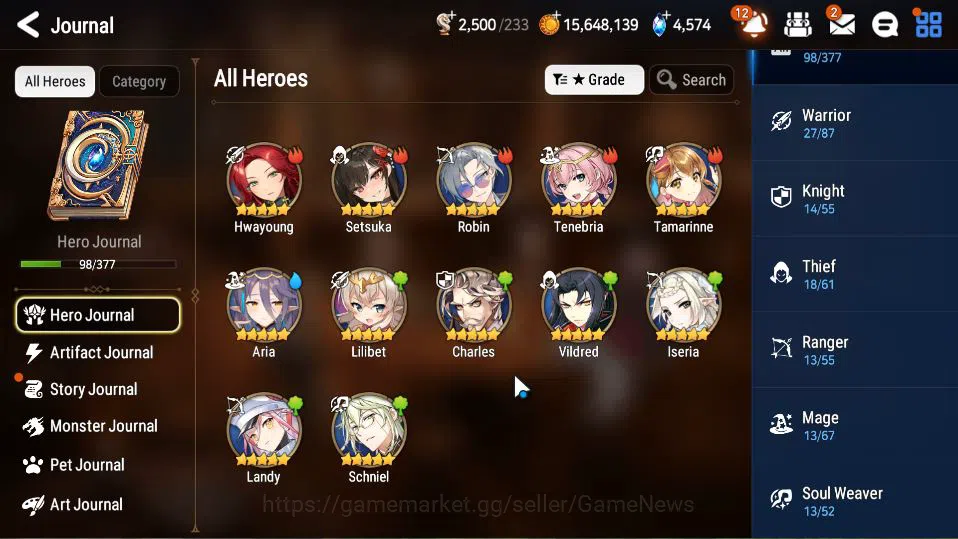 Epic Seven Accounts GLOBAL Unverif|New Era|5 ML(Salome,LW Peira,DK Sha image 15
