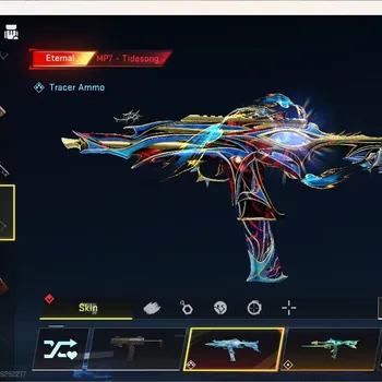 Blood Strike Accounts Collab Skin ASIA | Eternal: MP7-Tidesong Lv3, D.E Scorpius|Ultra Melee The Iron-|5 Collab Guns |2