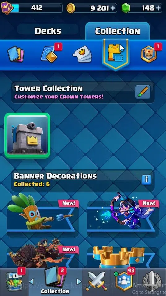 Clash Royale Accounts KTL 10|Trophy 3269|Card 53|Limited Skin|1 Hero 4 E image 13