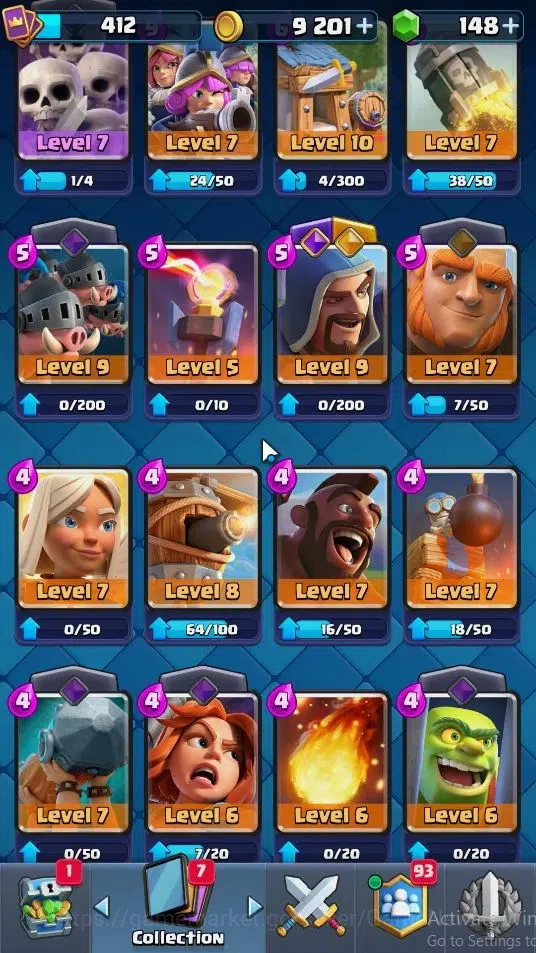 Clash Royale Accounts KTL 10|Trophy 3269|Card 53|Limited Skin|1 Hero 4 E image 6