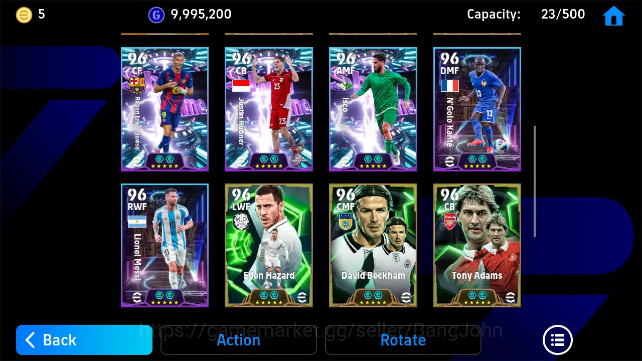 eFootball Accounts login 5 | power 3173 | uli hoenes epic db thuram e image 6
