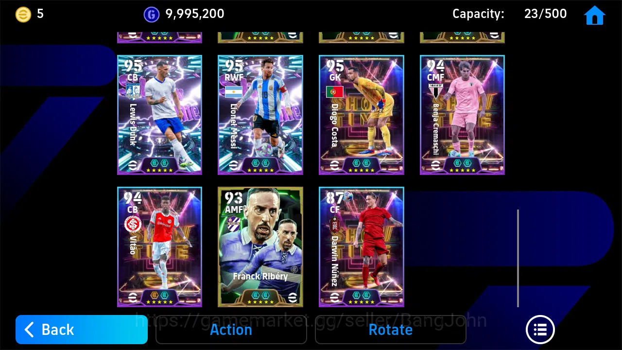 eFootball Accounts login 5 | power 3173 | uli hoenes epic db thuram e image 7