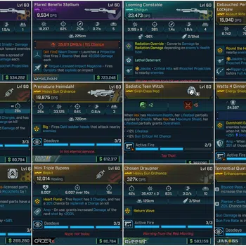 Borderlands 4 Items [GOD ROLL-FULL BUILD] L60 RICOCHET WITCH VEX BUILD - EASY MAYHEM 20 - 12 ITEMS - EXTREMELY POPULAR BUILD