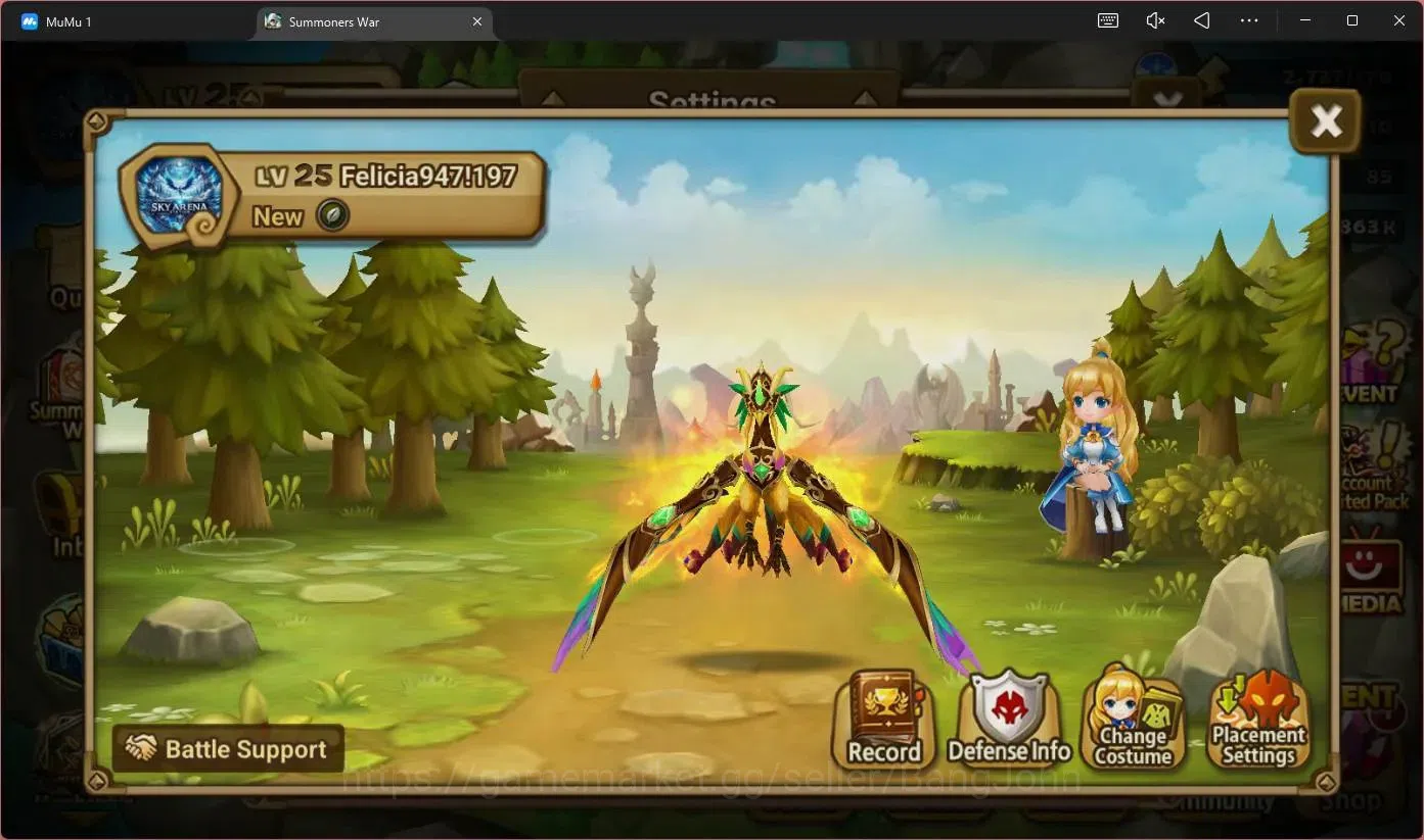 Summoners War: Sky Arena Accounts Starter GLOBAL | NB 5 TESHAR,Starter Gacha 115 12Y+160 11Y Scrool, 3 Legendary All 1