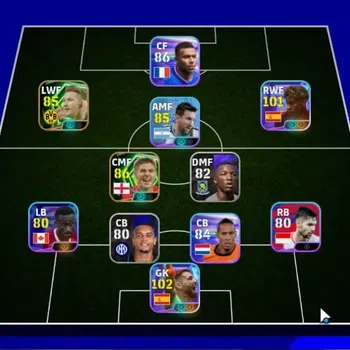 eFootball Accounts Legends & Iconic Players Android|5 Show Unai Simon,Lamine Yamal,Lionel Messi|2 Epic Steven Gerrard,Marco