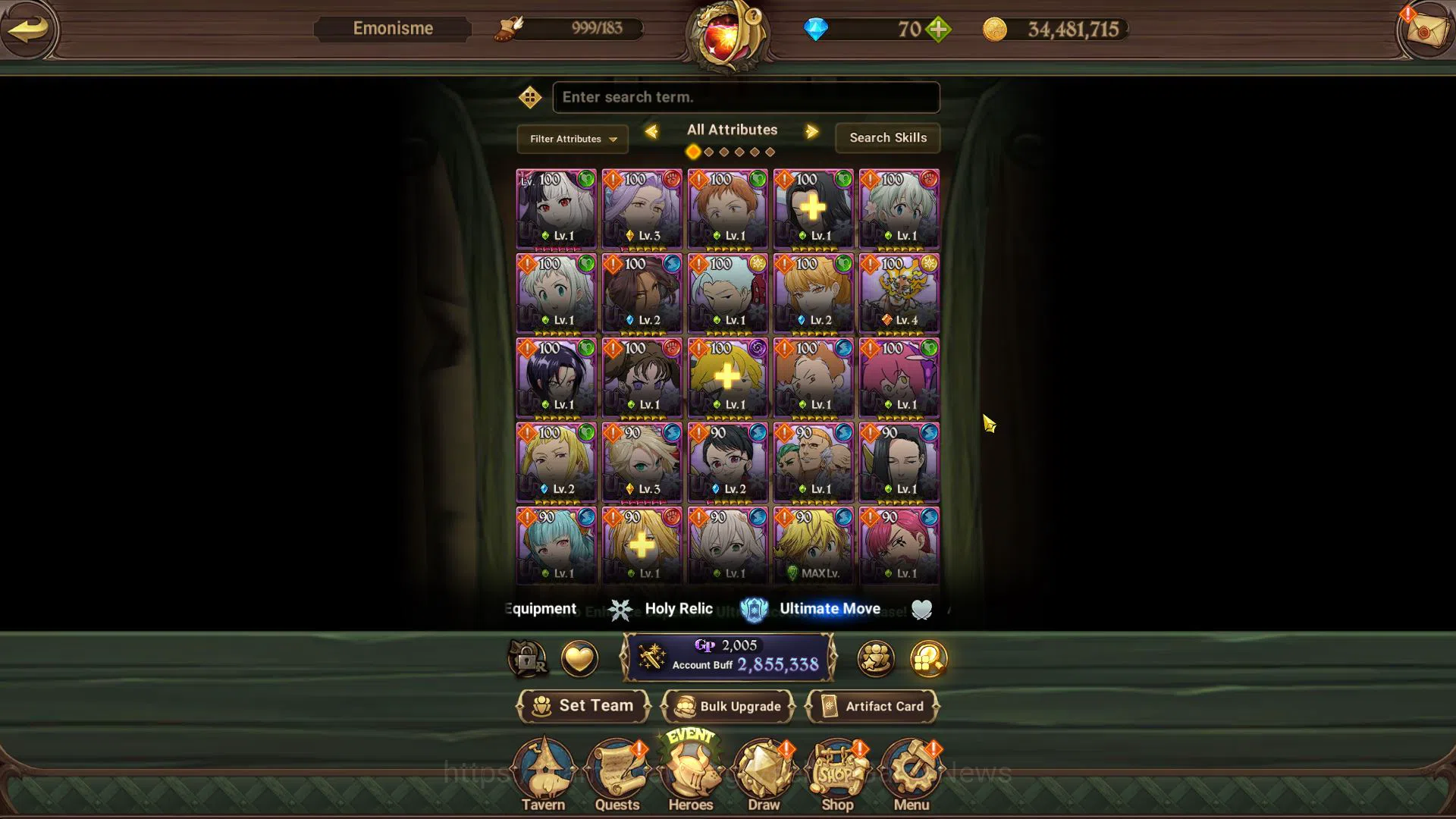 The Seven Deadly Sins: Grand Cross Accounts Global|CH 6|2,8M CC|200 LS|6 UR|Salos,Merlin & Esc image 5