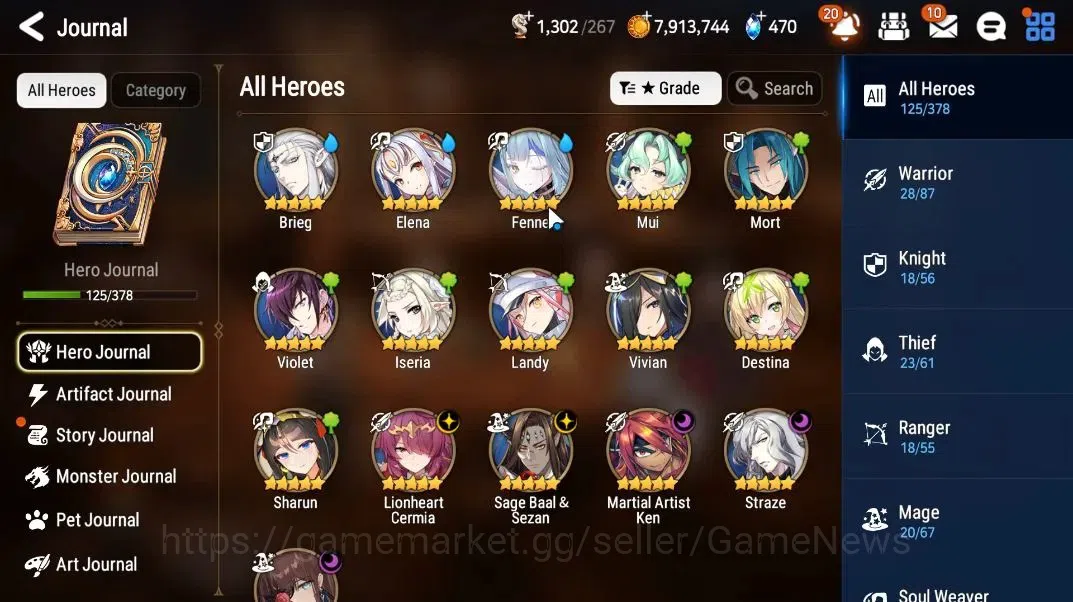 Epic Seven Accounts GLOBAL Unverif|New Era|5 ML(RRoana,Straze,LCermia, image 6