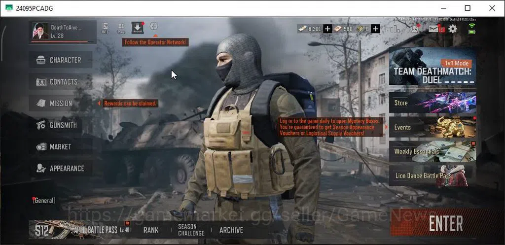 Arena Breakout Accounts MOBILE Lv28|SV 16M|CV 14M| AK12 GM,AKM SS,SCARL SS image 1