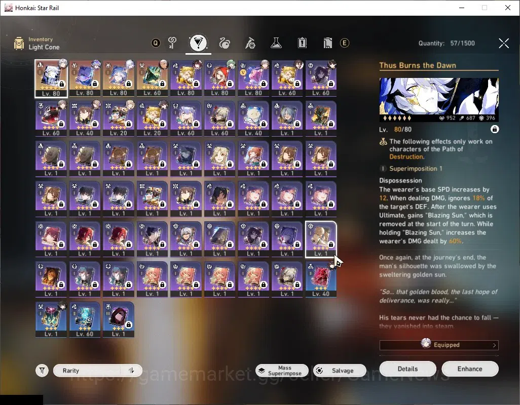 Honkai Star Rail Accounts Asia|TL 63|3k S.Jade|9 Limited|[SW LV999E1,YaoGuan image 8