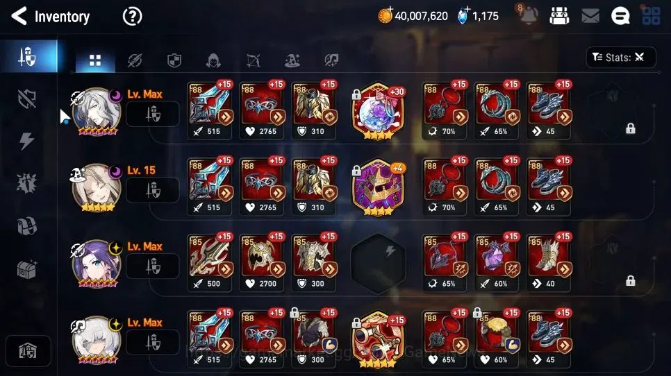 Epic Seven Accounts Starter GLOBAL Unverif|New Era|6 ML(LOT Scales,Harsetti,Straze,AYufine,Etc)+ AS 16