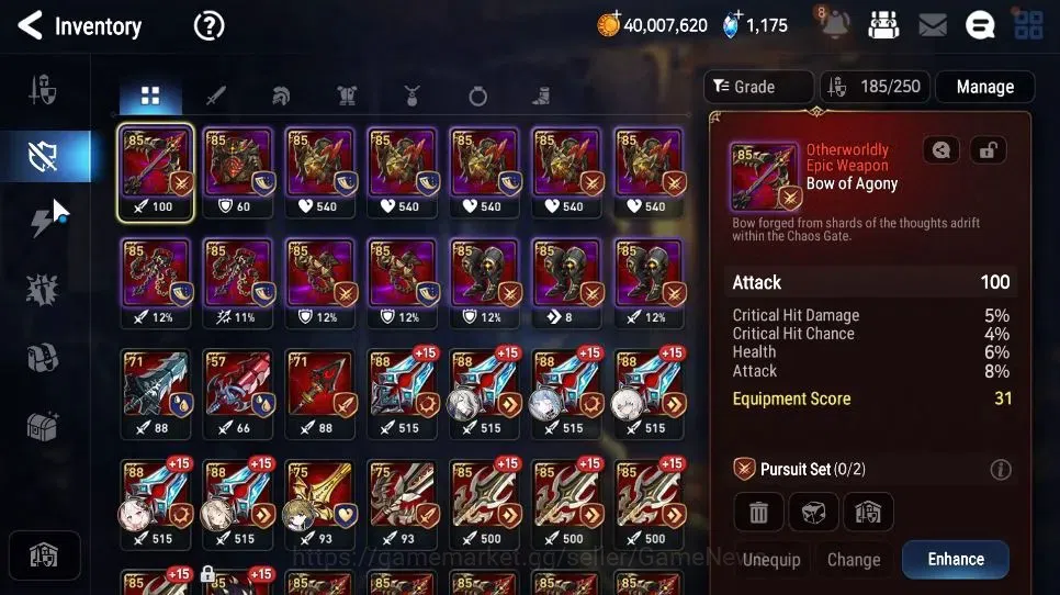 Epic Seven Accounts Starter GLOBAL Unverif|New Era|6 ML(LOT Scales,Harsetti,Straze,AYufine,Etc)+ AS 17