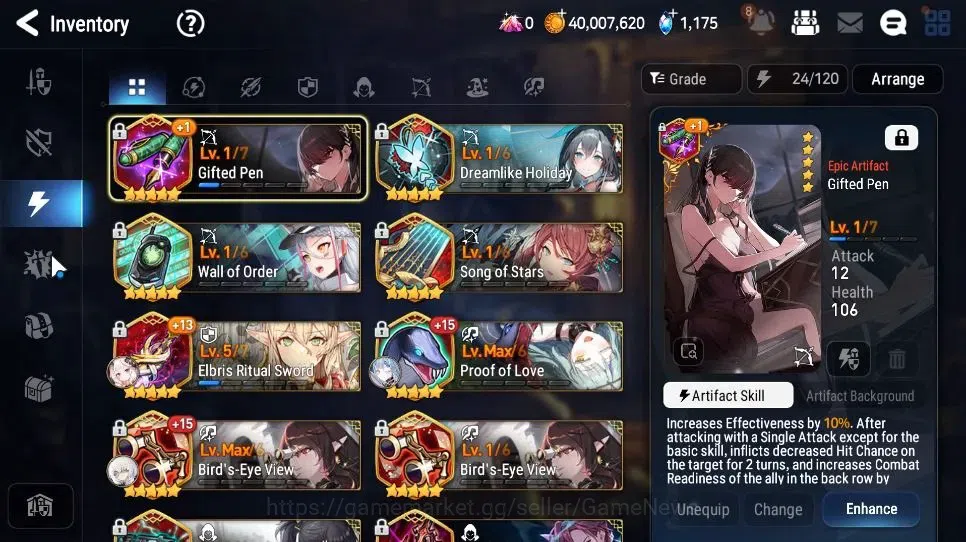 Epic Seven Accounts Starter GLOBAL Unverif|New Era|6 ML(LOT Scales,Harsetti,Straze,AYufine,Etc)+ AS 18