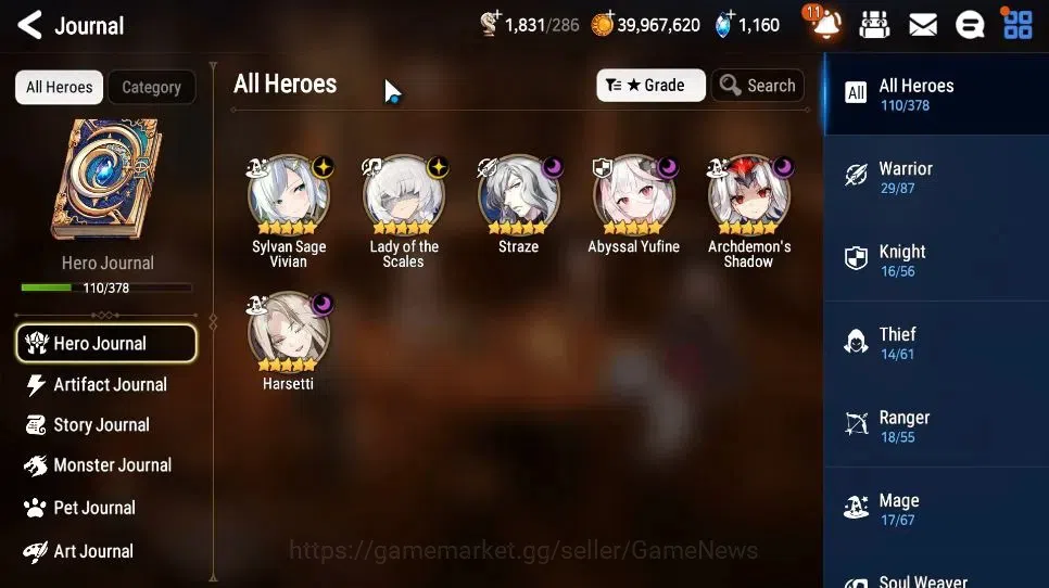 Epic Seven Accounts Starter GLOBAL Unverif|New Era|6 ML(LOT Scales,Harsetti,Straze,AYufine,Etc)+ AS 4