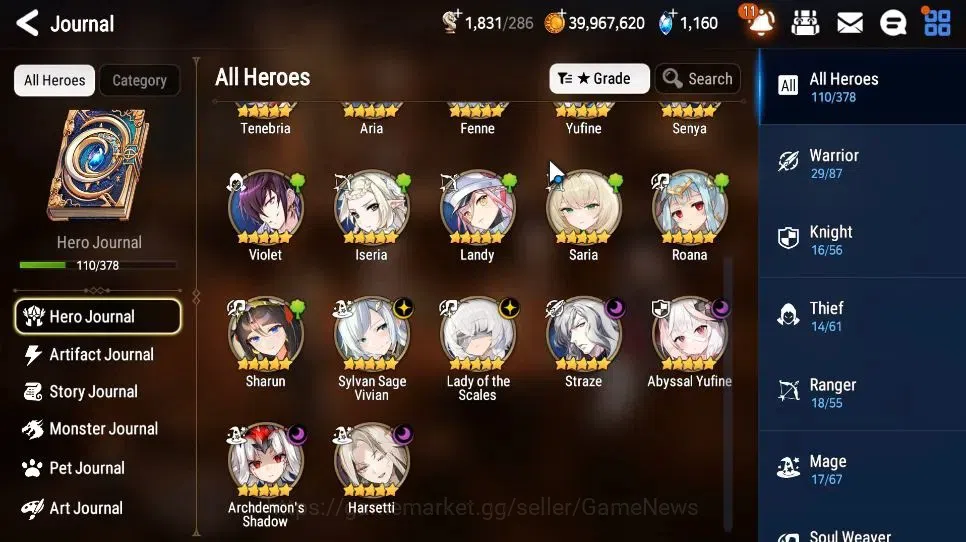 Epic Seven Accounts Starter GLOBAL Unverif|New Era|6 ML(LOT Scales,Harsetti,Straze,AYufine,Etc)+ AS 6
