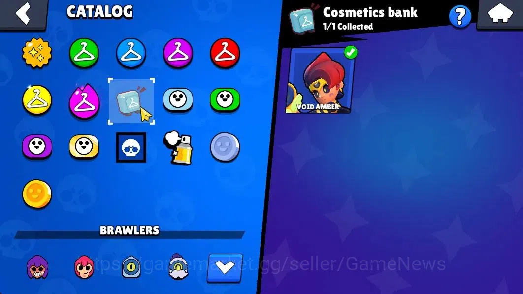 Brawl Stars Accounts 1041 Trophy|12 Brawlers 1 Max Lvl [Shelly]|4 Skins|1 Legend Skin [Void Ember]|11K Coins 3K PP|CN 9