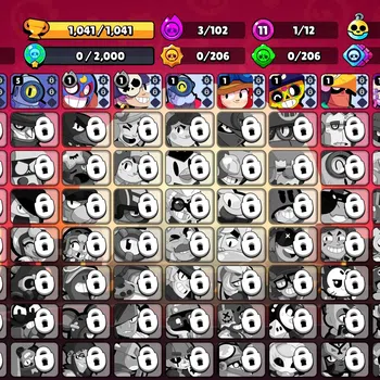 Brawl Stars Accounts 1041 Trophy|12 Brawlers 1 Max Lvl [Shelly]|4 Skins image 1