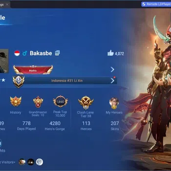 Honor of Kings Accounts Rare Skin Global|113H 207S|7 Legend|KIC Luna|1 Sanxingdui|GM Skins|7 Skin Epic|1 LNY|KWC 2025|1