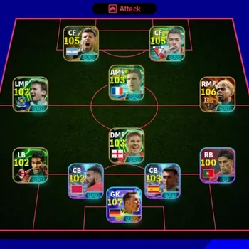 eFootball Accounts Legends & Iconic Players Mobile |PW 3197|BigT Yamal|Epic Suarez,CR,Eric