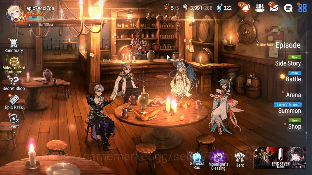 Epic Seven Accounts ASIA Verif|New Era|3 ML(CLilias,Belian,DD Ray, DLi image 1