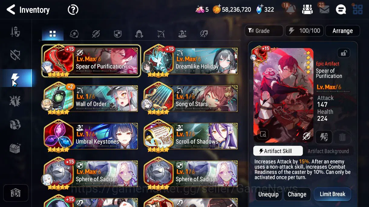 Epic Seven Accounts ASIA Verif|New Era|3 ML(CLilias,Belian,DD Ray, DLi image 9