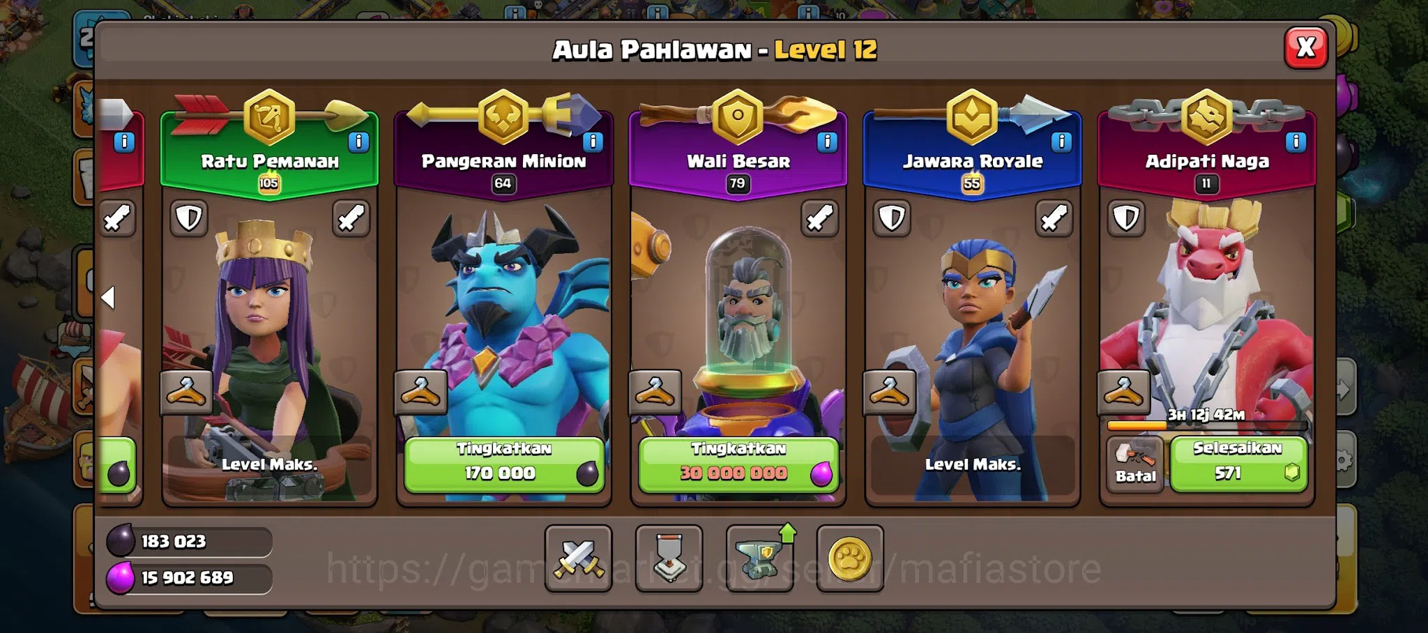 Clash of Clans Accounts TH15 Account | Max H K100 Q85 W64 RC55 | L27 Gaunt image 8