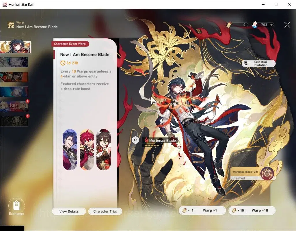 Honkai Star Rail Accounts Asia|TL 39|5 Limited|[Mortenax Blade,Acheron,Huohu image 12