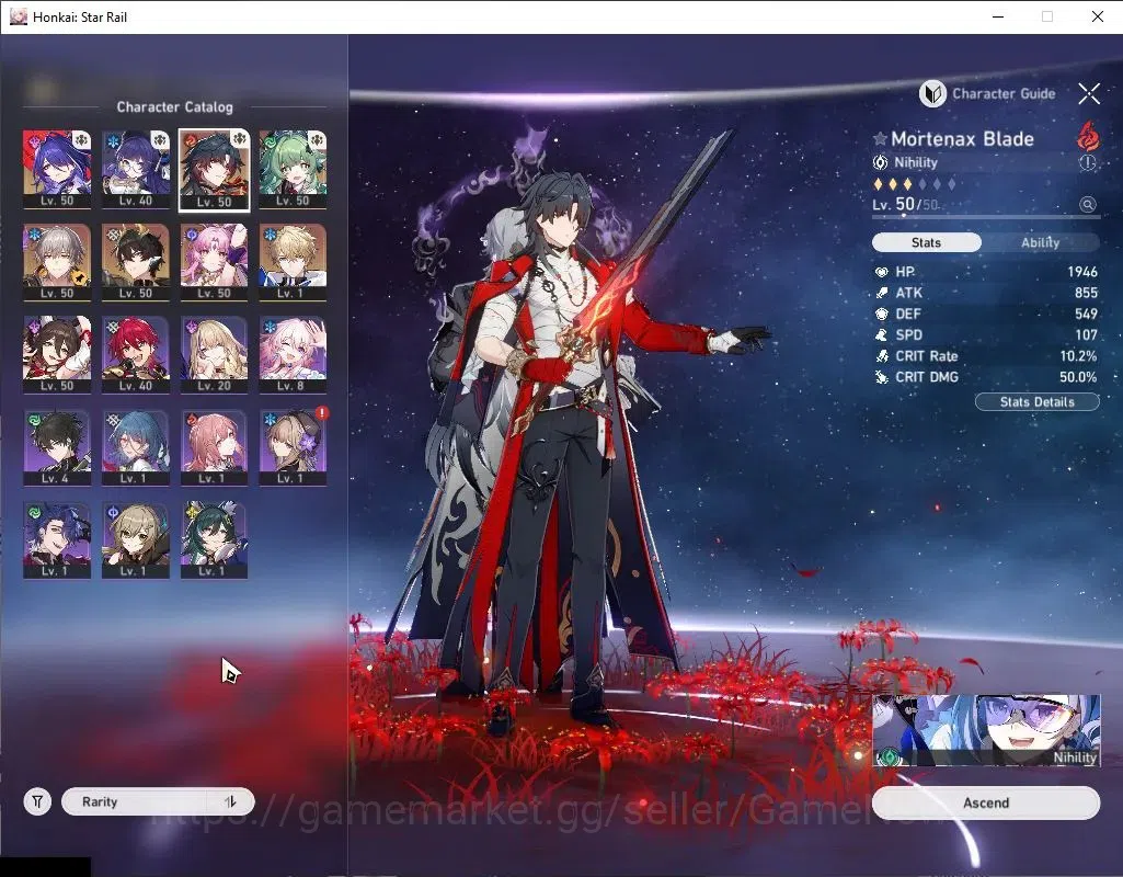 Honkai Star Rail Accounts Asia|TL 39|5 Limited|[Mortenax Blade,Acheron,Huohu image 4