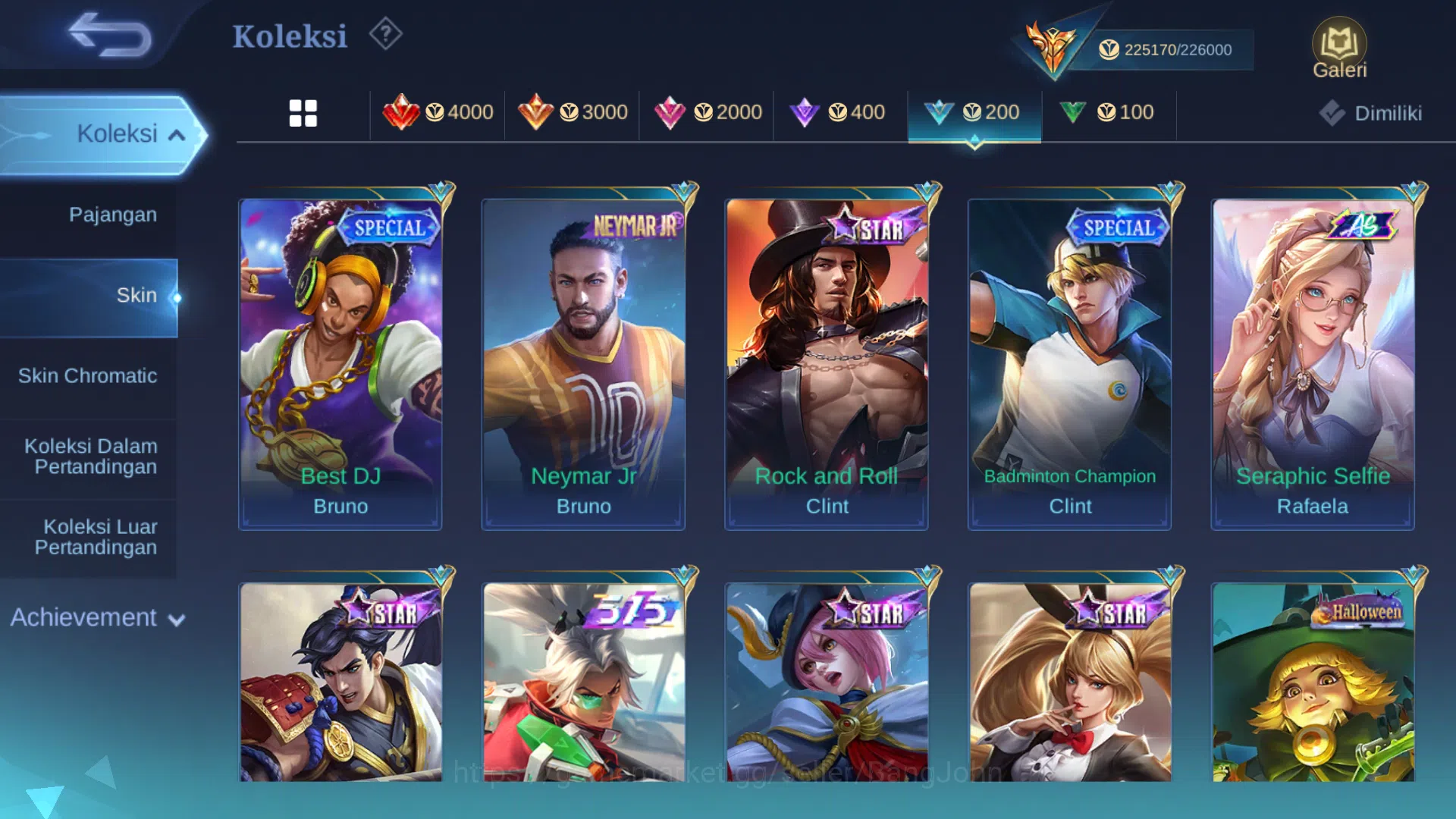 Mobile Legends: Bang Bang Accounts Hero 131 | skin 500 | legend lunox | legend valir  image 18