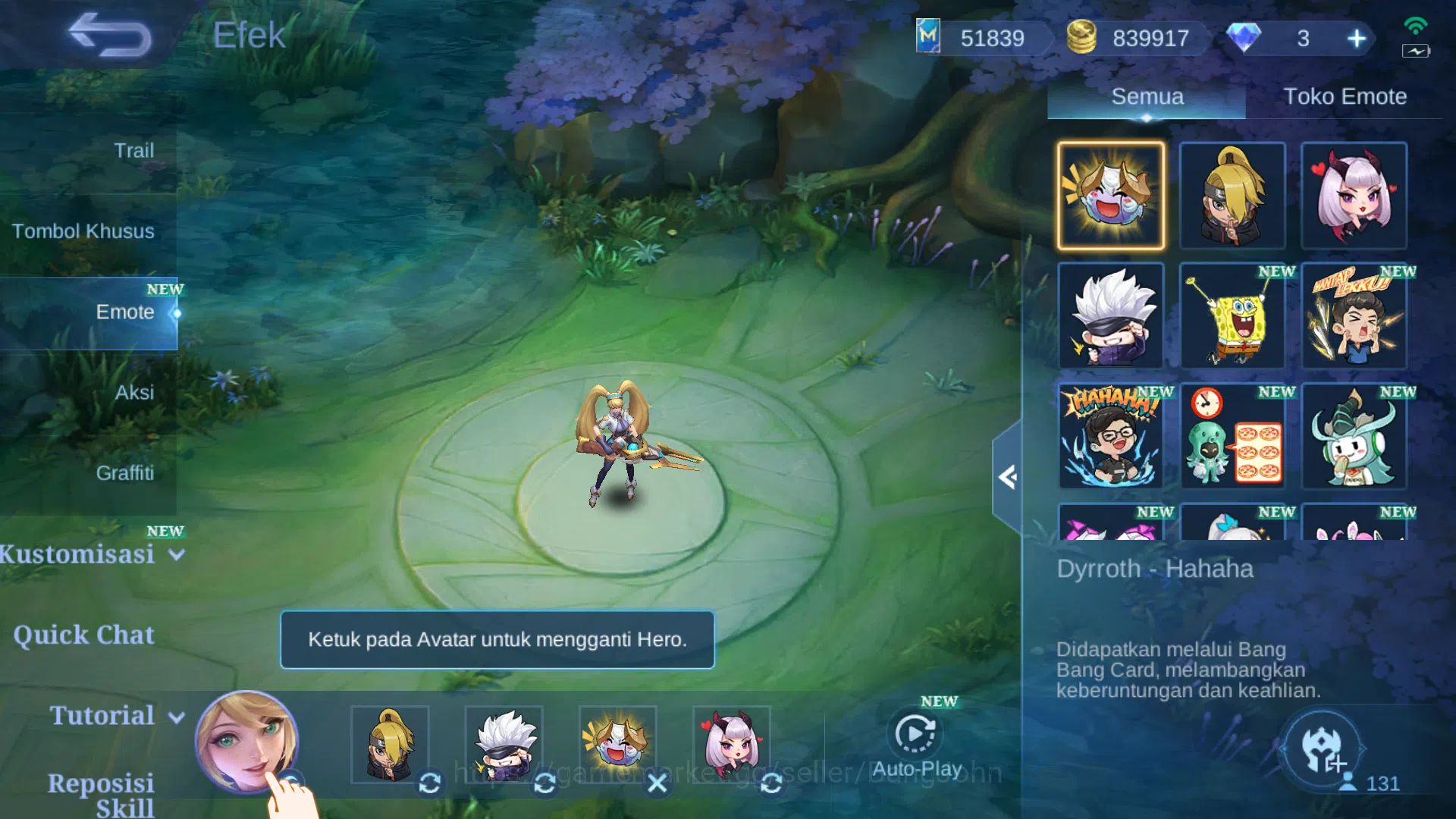 Mobile Legends: Bang Bang Accounts Hero 131 | skin 500 | legend lunox | legend valir  image 20